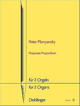 Peter Planyavsky Notenblätter Proprium propaulium