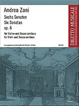 Andrea Zani Notenblätter 6 Sonaten op.6