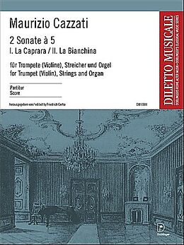 Maurizio Cazzati Notenblätter 2 Sonate a 5