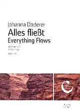 Johanna Doderer Notenblätter Alles fliesst DWV109