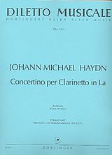 Johann Michael Haydn Notenblätter KONZERT A-DUR FUER KLARINETTE