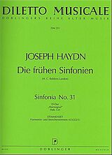 Franz Joseph Haydn Notenblätter Sinfonie D-Dur Nr.31 Hob.I-31