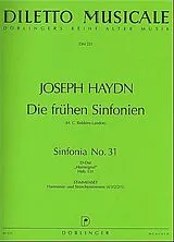 Franz Joseph Haydn Notenblätter Sinfonie D-Dur Nr.31 Hob.I-31