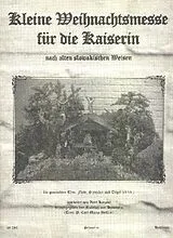  Notenblätter Kleine Weihnachtsmesse für die Kaiserin