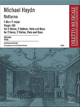 Johann Michael Haydn Notenblätter Notturno F-Dur Perger-Nr.106