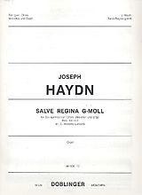 Franz Joseph Haydn Notenblätter Salve Regina g-Moll für Soloquartett