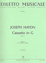 Franz Joseph Haydn Notenblätter Cassatio G-Dur Hob.II-1