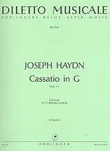 Franz Joseph Haydn Notenblätter Cassatio G-Dur Hob.II-1