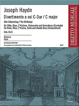 Franz Joseph Haydn Notenblätter Divertimento a 6 C-Dur Hob.II-11