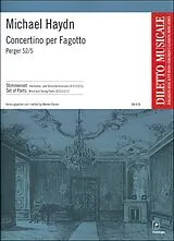 Michael Haydn Notenblätter Concertino per fagotto für