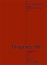 Kurt Estermann Notenblätter Proprien 09 für 2 Trompeten, Horn
