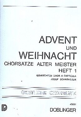  Notenblätter Chorsätze alter Meister - Advent und Weihnacht Band 1