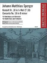 Johann Matthias Sperger Notenblätter Konzert h-Moll Nr.18 T18