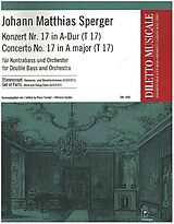 Johann Matthias Sperger Notenblätter Konzert Nr.17 A-Dur (T17)