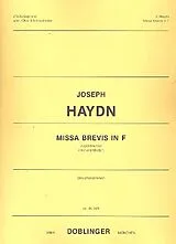 Franz Joseph Haydn Notenblätter Missa brevis F-Dur Hob.XXII-1