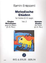 Ramin Entezami Notenblätter Melodische Etüden Band 2
