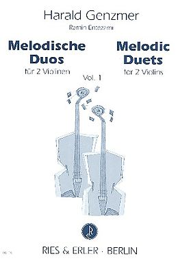 Harald Genzmer Notenblätter Melodische Duos Band 1
