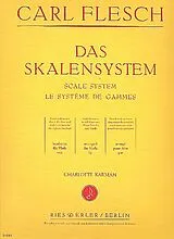 Carl Flesch Notenblätter Das Skalensystem