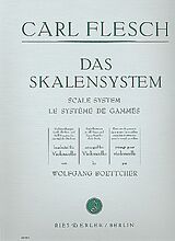 Carl Flesch Notenblätter Das Skalensystem