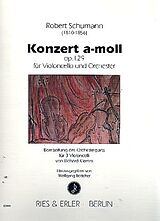 Robert Schumann Notenblätter Konzert a-Moll op.129