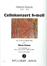 Antonin Leopold Dvorak Notenblätter Konzert h-Moll für Violoncello und Orchester