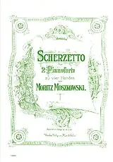 Moritz Moszkowski Notenblätter Scherzetto für 2 Klaviere
