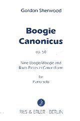 Gordon Sherwood Notenblätter Boogie Canonicus op.50