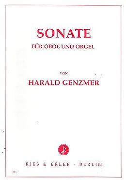 Harald Genzmer Notenblätter Sonate für Oboe und Orgel