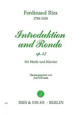 Ferdinand Ries Notenblätter Introduktion und Rondo op.57 für