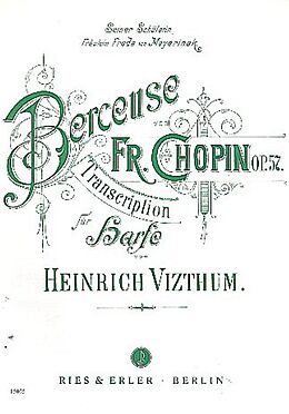 Frédéric Chopin Notenblätter Berceuse Des-Dur op.57