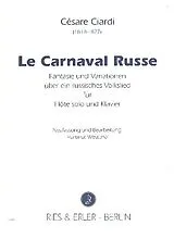 Cesare Ciardi Notenblätter Le carnaval russe für Flöte und Orchester