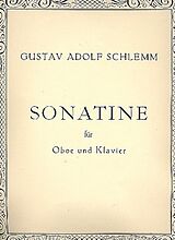 Gustav Adolf Schlemm Notenblätter Sonatine für Oboe und Klavier