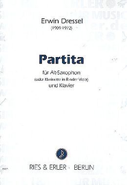 Erwin Dressel Notenblätter Partita