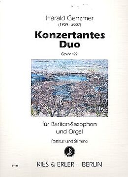 Harald Genzmer Notenblätter Konzertantes Duo