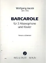 Wolfgang Jacobi Notenblätter Barcarole