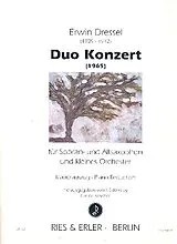 Erwin Dressel Notenblätter Duo-Konzert für 2 Saxophone (SA) und