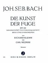 Johann Sebastian Bach Notenblätter Die Kunst der Fuge BWV 1080