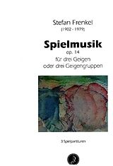 Stefan Frenkel Notenblätter Spielmusik op.14