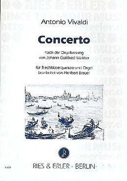 Antonio Vivaldi Notenblätter Concerto nach der Orgelfassung von J.G. Walther