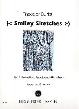 Theodor Burkali Notenblätter (-Smiley Sketches -) für 2 Klarinetten