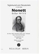 Sigismund Ritter von Neukomm Notenblätter Nonett Es-Dur NV513 für Flöte, Oboe