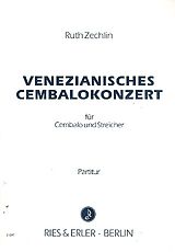 Ruth Zechlin Notenblätter Venezianisches Cembalokonzert
