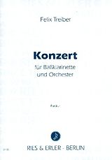 Felix Treiber Notenblätter Konzert für Bassklarinette und Orchester