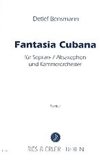 Detlef Bensmann Notenblätter Fantasia Cubana für Saxophon (S/A)