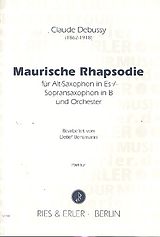 Claude Debussy Notenblätter Maurische Rhapsodie für Altsaxophon