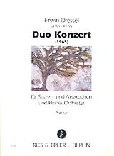 Erwin Dressel Notenblätter Duo-Konzert für 2 Saxophone (SA) und