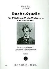 Hans Rott Notenblätter Dachs- Studie