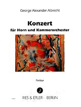 Georg Alexander Albrecht Notenblätter Konzert