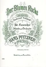 Hans Pfitzner Notenblätter Der Blumen Rache Ballade