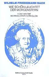 Wilhelm Friedemann Bach Notenblätter Wie schön leuchtet der Morgenstern